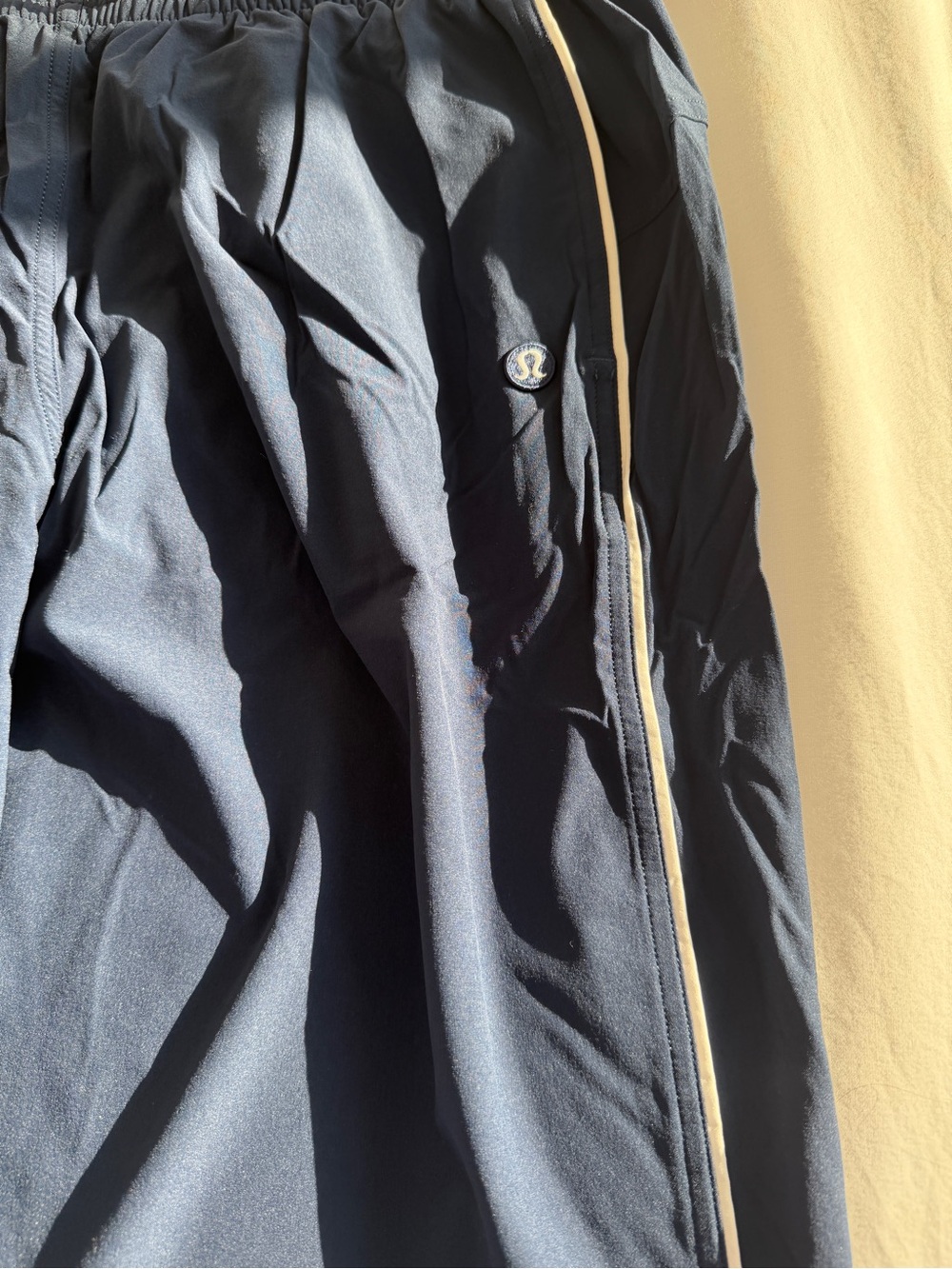 lululemon athletica Navy Pants with Cream Trim - Picture 4 of 4